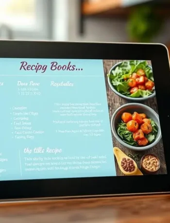 Como montar um caderno de receitas digital