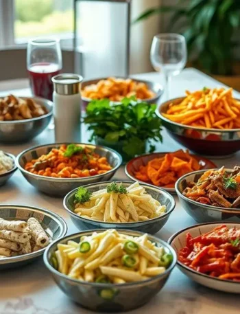 Quais os tipos de receitas que existem na gastronomia