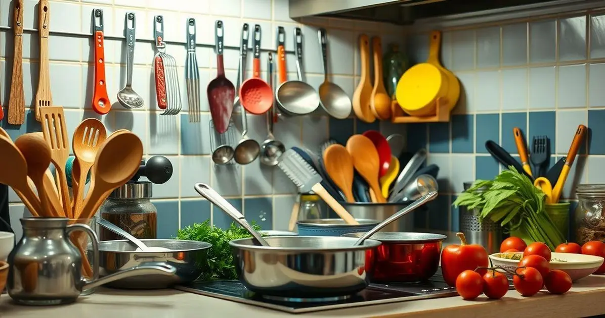 Os 7 utensílios mais usados por quem ama cozinhar